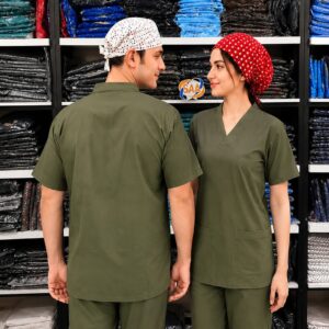 Pro Spark Olive Green Unisex <br> DR. Scrub Suit
