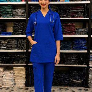 Pro Max Female Royal Blue DR.Scrub Suit