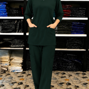 Pro Flexi Female Bottle Green DR.Scrub Suit